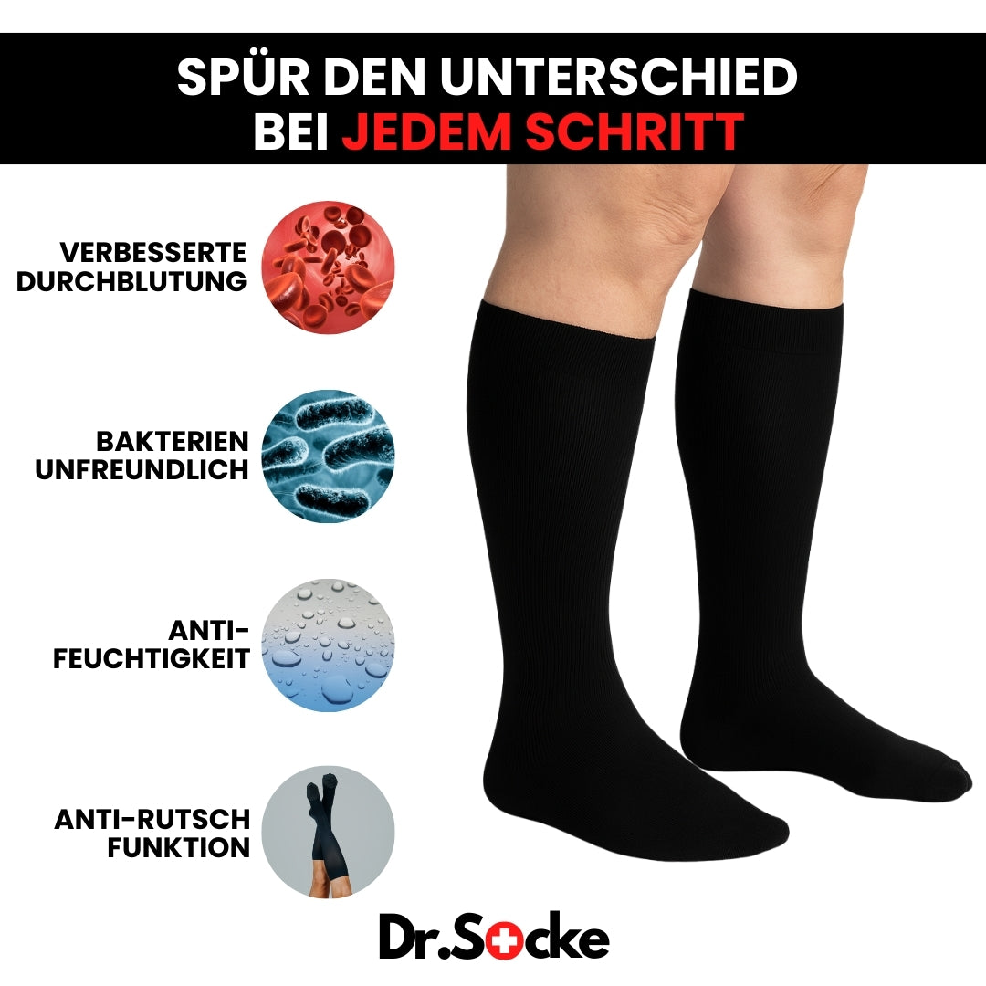 Orthopädische Kompressionssocken leicht dehnbar