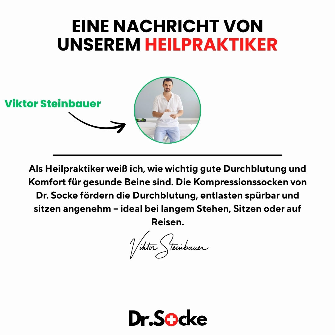 Orthopädische Kompressionssocken leicht dehnbar
