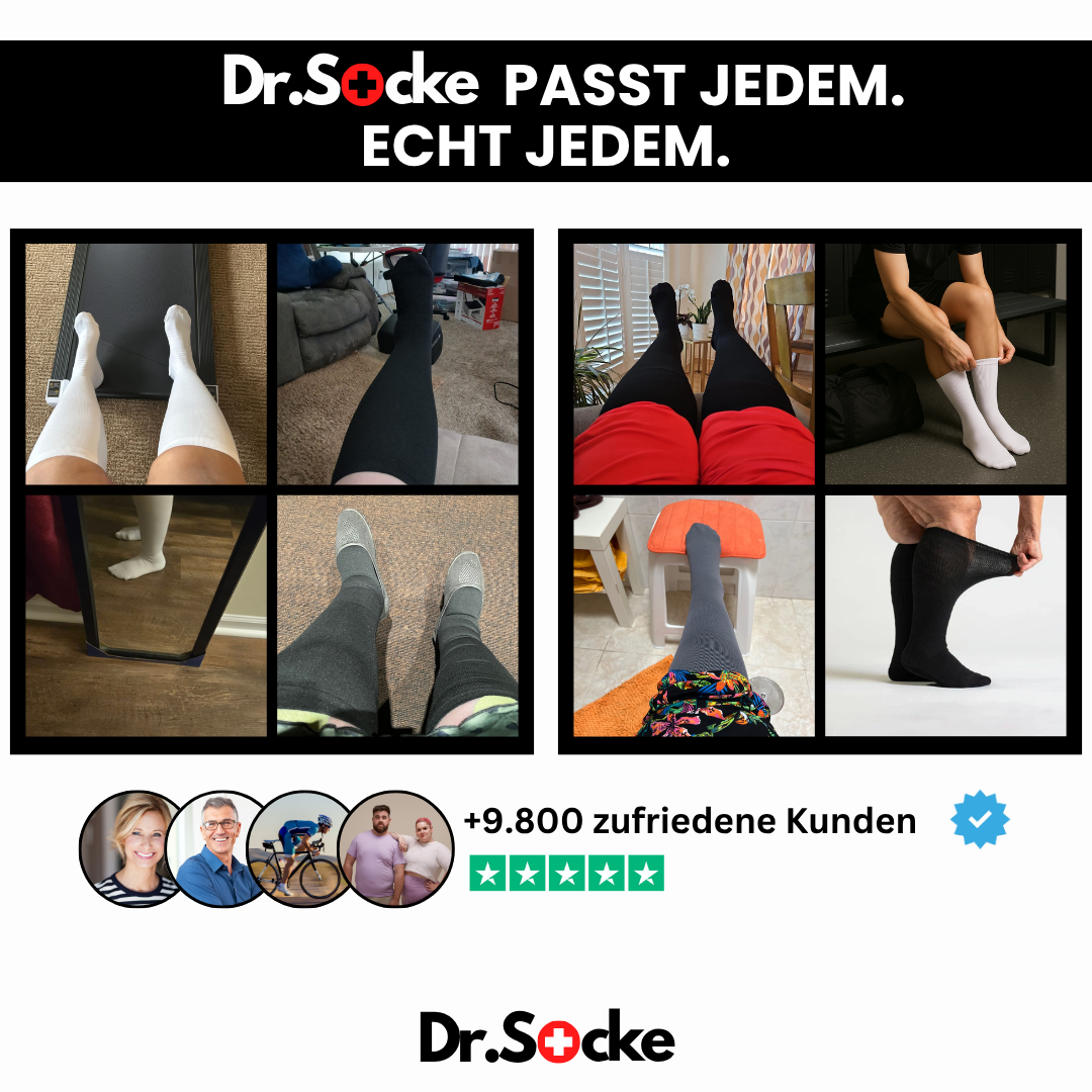 Orthopädische Kompressionssocken leicht dehnbar